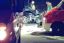 Acidente, colisão, Arrifana, Santa Maria da Feira