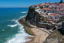 Praia das Azenhas do Mar, nas Azenhas do Mar, Sintra