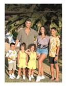 Cristiano Ronaldo e a família