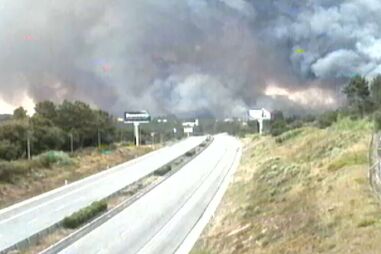 A1, Leiria, Pombal, incêndio, Ourém