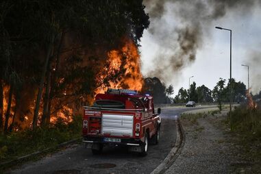 Incêndio em Leiria