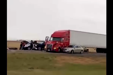 choque em cadeia, EUA, Montana