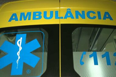 Viatura Médica de Emergência e Reanimação do INEM foi acionada para o local