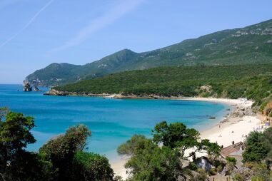 Praia de Galapos, em Setúbal