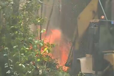 Fogo em Paços de Ferreira próximo de zona industrial