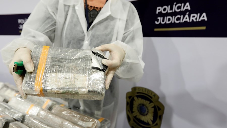 Cocaína apreendida a rede de polícia  estava escondida em açaí congelado