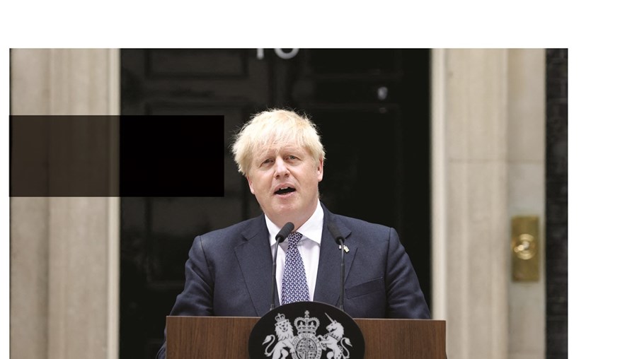Boris Johnson não fez qualquer referência aos escândalos do seu mandato como PM do Reino Unido