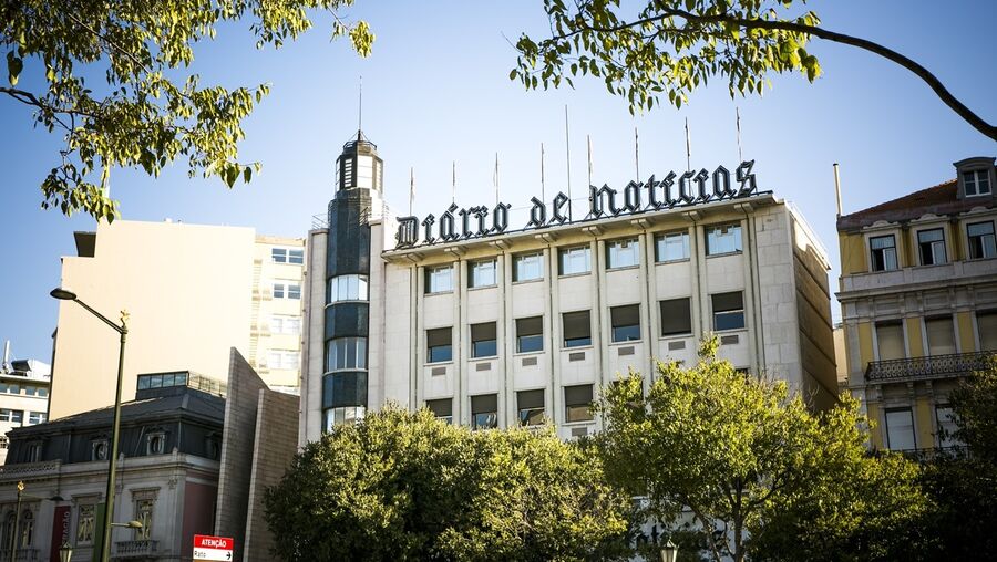 O antigo edifício do ‘Diário de Notícias’ na avenida da Liberdade, em Lisboa, de onde o jornal saiu em 2016