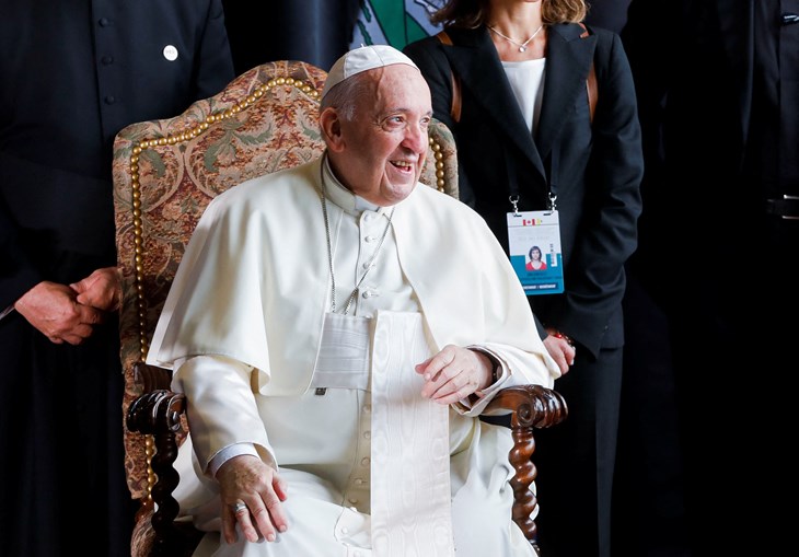 Papa Francisco chegou ao Canadá para 'peregrinação penitencial'