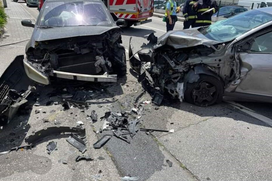 acidente, Gaia, hospital da feira, bombeiros dos Carvalhos