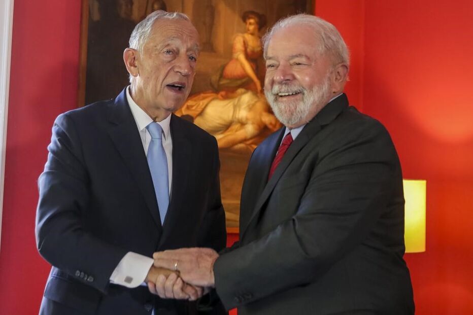 Marcelo Rebelo de Sousa e Lula da Silva