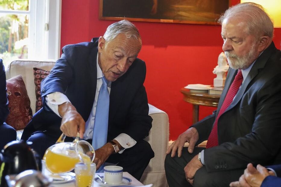 Marcelo Rebelo de Sousa e Lula da Silva reúnem-se em São Paulo