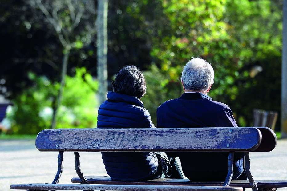 pessoas, banco, pensões