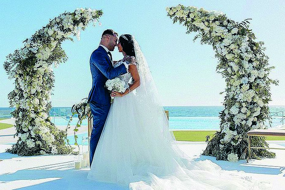 Jesé Rodríguez e Aurah Ruiz casaram nas Canárias em frente a 200 convidados