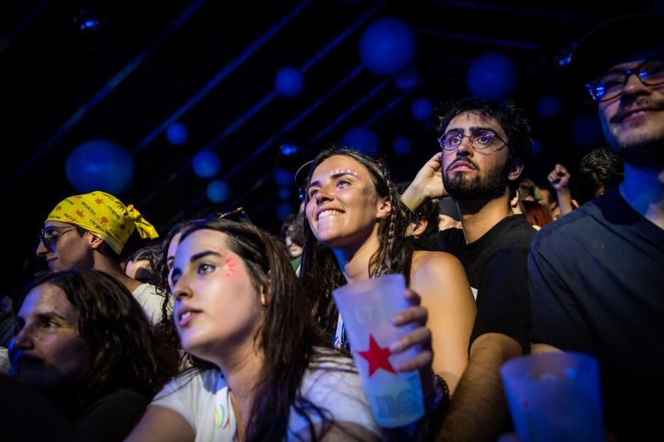 Público no concerto de Fontaines D.C.