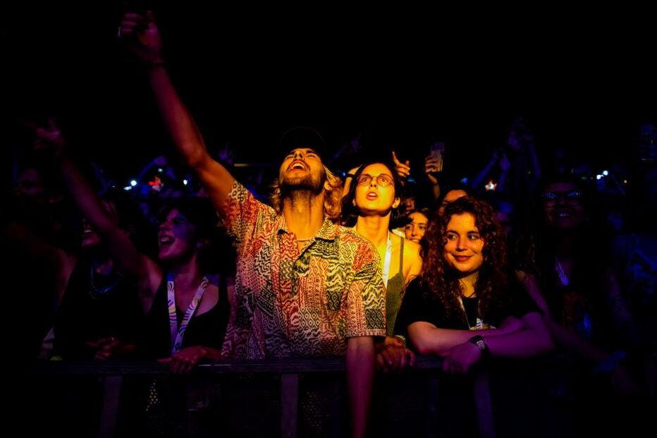 Público no concerto dos The Strokes