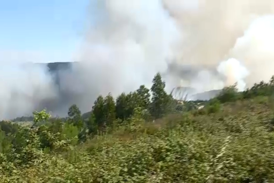 sever do vouga, incendio