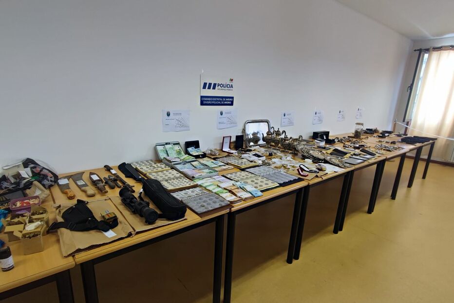 PSP, megaoperação, Aveiro, assaltos idosos, 'Teia Dourada'