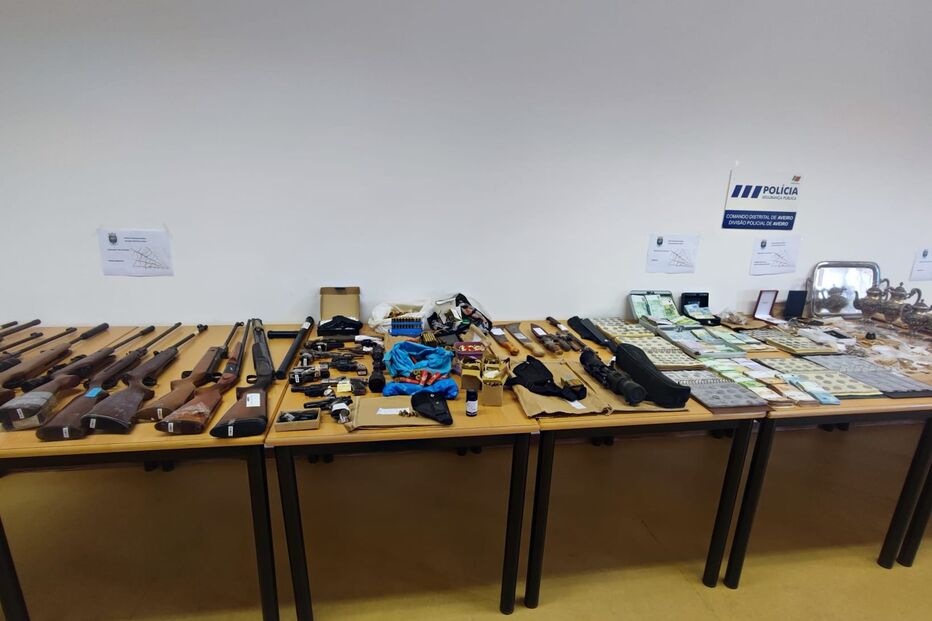 PSP, megaoperação, Aveiro, assaltos idosos, 'Teia Dourada'