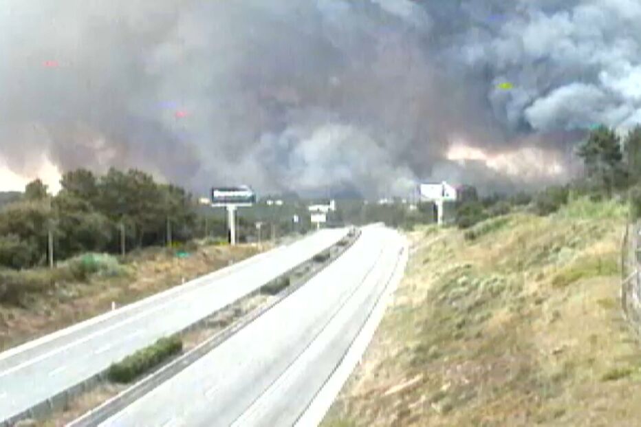 A1, Leiria, Pombal, incêndio, Ourém