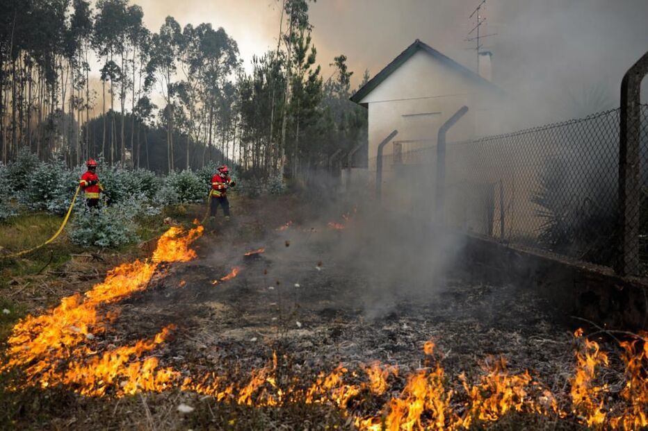 incêndios, combate às chamas, Leiria