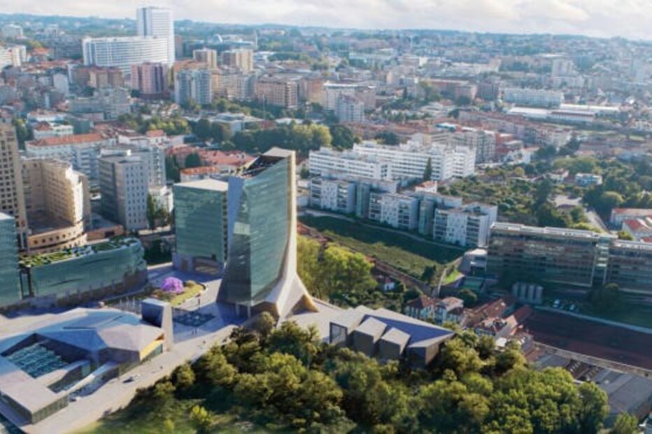 vila nova de gaia, prédio mais alto