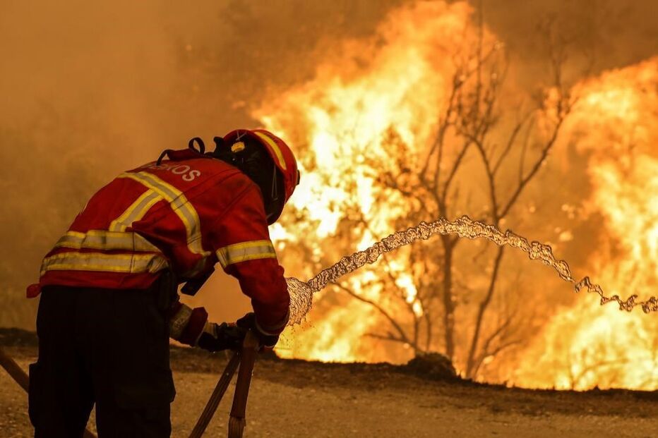 Bombeiros, incêndio, Ansião
