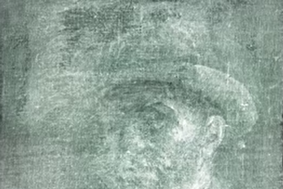 van gogh, autorretrato, camuflado, escócia