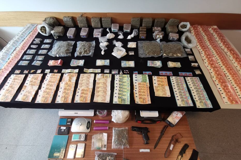 GNR deteve 20 pessoas por tráfico de droga nos distritos de Aveiro e Porto