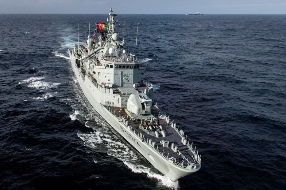A fragata “Corte-Real”, da Marinha Portuguesa