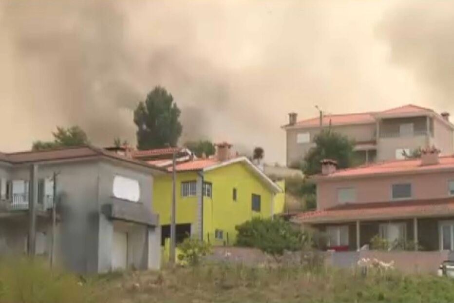 baião, casas, incendio