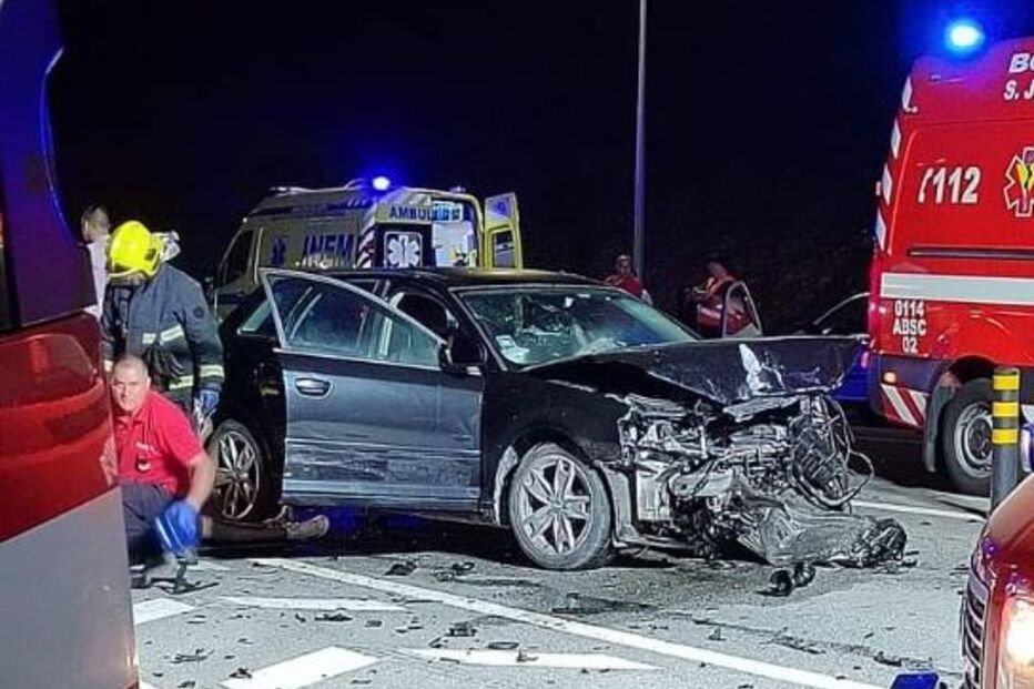 Acidente, colisão, Arrifana, Santa Maria da Feira