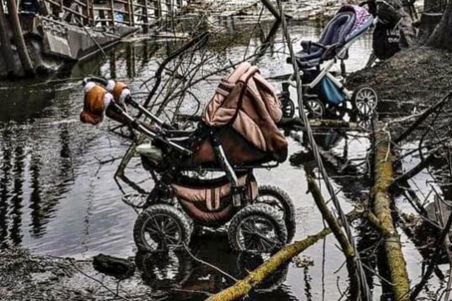 Bebé ferido ucrânia