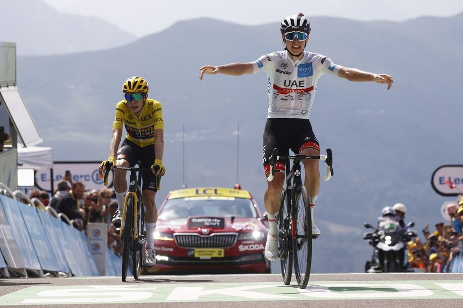 Tadej Pogacar, Alto de Peyragudes, Volta a França
