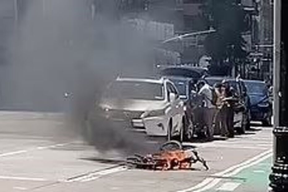 Bicicletas em chamas