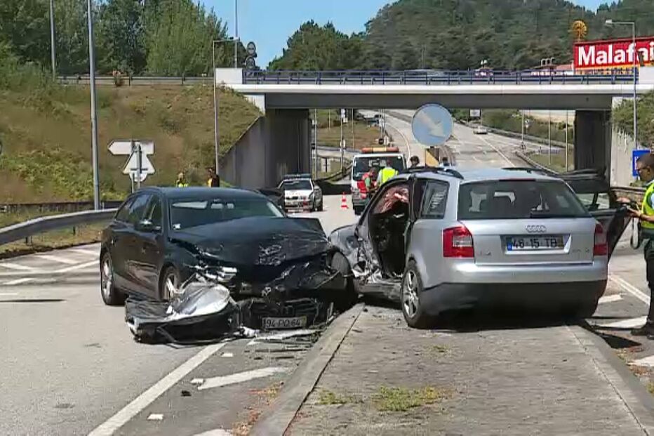 Choque na A28 em Esposende mata avô e fere dois netos