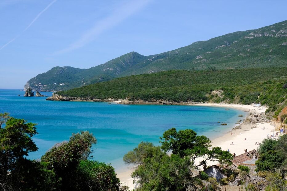 Praia de Galapos, em Setúbal