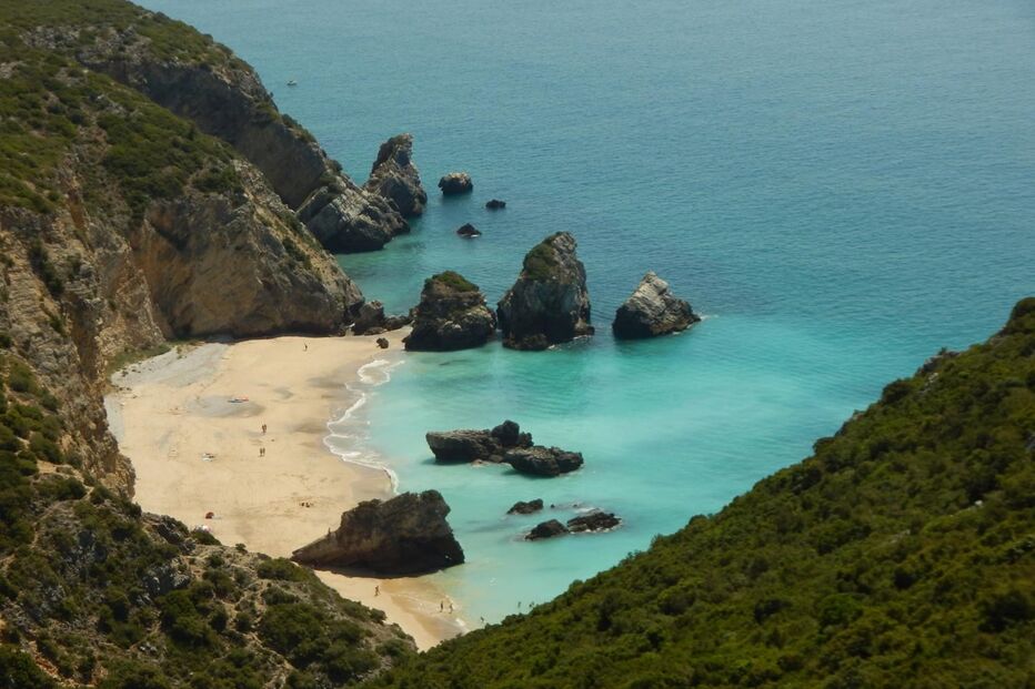 Praia da Ribeira do Cavalo, em Setúbal