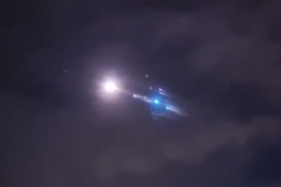 Destroços de foguetão 