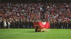'Pequeno Genial' leva milhares no último adeus no Estádio da Luz