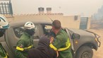 Militares das Forças Armadas ajudam a evacuar aldeias ameaçadas pelo fogo na Guarda