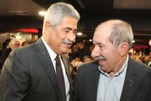 Fernando Chalana com Luís Filipe Vieira