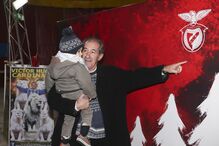 Fernando Chalana com o neto