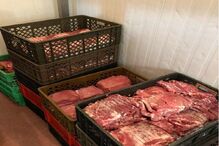 carne apreendida, doação, zoo da maia