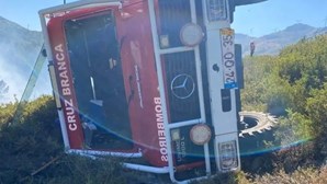 Três feridos após acidente com viatura dos bombeiros em Vila Real 