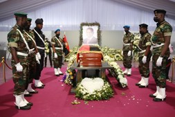 Cerimónias fúnebres do ex-Presidente angolano 