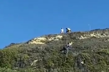 Acidente na praia das Bicas 