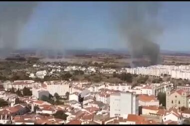 Passagem de comboio de mercadorias provoca vários focos de incêndio em Castelo Branco