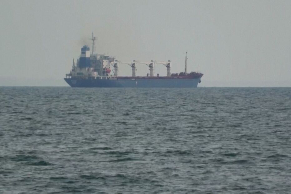 Primeiro carregamento de cereais deixou porto de Odessa