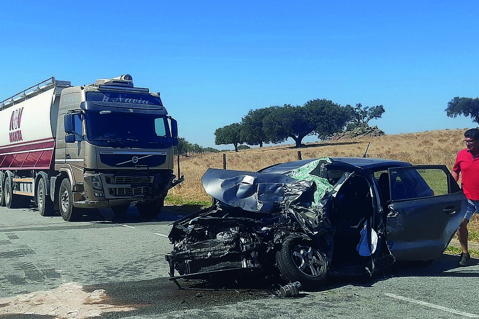 Colisão em Monforte fez  um morto e um ferido 
